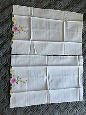 Chinese Pillow Cases 2 pieces white/embroidered 28