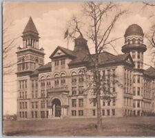 Masten Park High School, Buffalo NY - HL Woehler Germany VTG B&W Postcard Posted picture