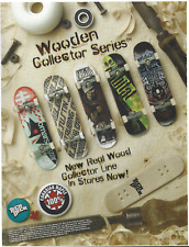 Tech Deck Wooden Collector Series Skateboards Print Ad from 2009 picture
