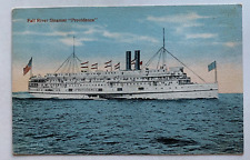 c1910s Ship Postcard Fall River Line Steamer 