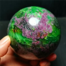 RARE 749g Natural Polished Grandmother Green Ruby Crystal Ball Healing WD1249 picture