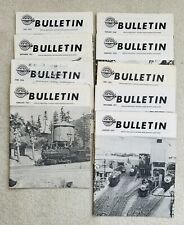 BULLETIN TRAIN MAGAZINE (9) - NMRA - Vintage - See Details-Fun History Reading picture