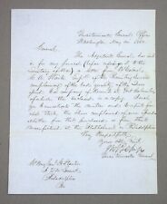 1850 Letter Regarding Lt. Colonel C.A. Waite – Fort Columbus, NY From Gen Jessop picture