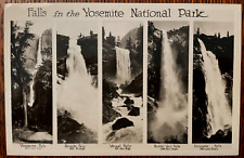 Vintage Postcard 1930's Yosemite National Park, The Falls, California (CA) RPPC picture