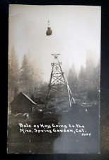 Vtg 1920's Mine Photo POSTCARD 