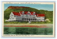 1951 La Normandie Hotel and Ste Anne Perce Quebec Canada Posted Postcard picture