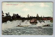 Lewiston ME-Maine, Lewiston Falls, 1912 Vintage Postcard picture