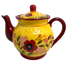 Vintage Casa Vero By ACK Porcelain Teapot Multicolor English Garden Pattern picture