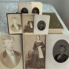 1800s Cabinet Photo Portrait Collection Antique US Union Photography Lot Vtg Art picture