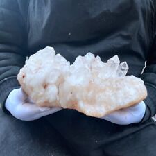 5.58LB Natural rare white water crystal cluster backbone mineral specimen picture