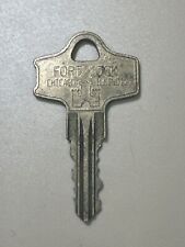 Vintage Factory FORT LOCK Key #1350 picture