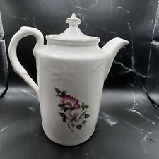 House of Webster Old English Tea Pot Teapot Gold Rimmed Wild Briar Rose Vintage picture