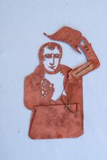 Antique France Emperor Napoleon Hand Cut Cardboard Marionette Puppet Waterloo picture