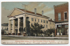 NY ~ American House Hotel ADDISON New York 1907 Steuben County Postcard picture