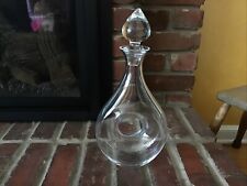 Lenox Crystal Wine /Liquor Glass Decanter Tuscany Collection 14” picture