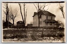 RPPC Farmhouse Life In 1920s Thompson Family Salem IA Postcard U30 picture