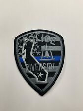 Riverside Police State California CA Subdued Commemorative picture