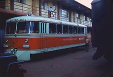 VINTAGE 1954 35MM SLIDE, KODAK RED BORDER, Mexico, Gas Rail Car, A7 picture
