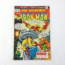 The Invincible Iron Man #64 Rokk (1973 Marvel Comics) See Other Comics picture