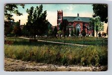 Adrian MI-Michigan, Panoramic View St Joseph's Academy, Vintage Postcard picture