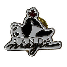 1987 Calgary Zoo Panda Alberta Canada Zoology Souvenir Lapel Hat Pin Pinback picture