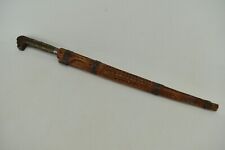 Algerian Kabyle (Flyssa) Steel Iron Brass Dagger With sheath 19th century picture
