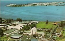 Bacardi rum distillery San Juan Puerto Rico aerial view Teich postcard A324 picture