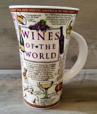 Dunoon Wines of the World Cup Mug Caroline Dadd 6'' Bone China Enthusiasts picture