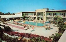 Miami Florida, Vagabond Motel, Advertising, Pool, Vintage Postcard picture