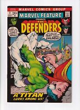 Marvel Feature #3 3rd appearance the Defenders, Xemnu VF 8.0 picture