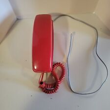 Vintage GTE Automatic Electric 1980's Slimline Pushbutton Scarlet Red Telephone picture