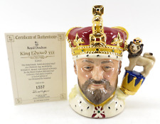 KING EDWARD VII Royal Doulton D6923 Character Toby Jug Figure Limited Edition picture