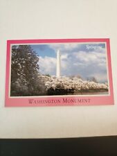 Cherry Blossoms Washington Monument Washington DC  picture