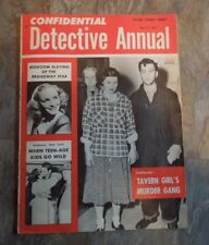 CONFIDENTIAL DETECTIVE ANNUAL -1955 -MURDER-ROBBERY-RAPE-VICE-good G picture