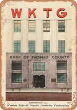 Metal Sign - Georgia Postcard - Bank of Thomas County, Thomasville, Ga., member picture