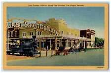 c1940 Last Frontier Village Hotel Last Frontier Train Las Vegas Nevada Postcard picture