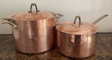 SET OF 2: Paul Revere Limited Edition Copper Pots Lids picture