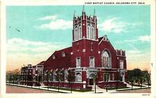 Vintage Postcard- First Baptist Church, Oklahoma City, OK picture