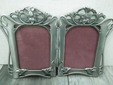 Vtg 1989 Seagull Pewter Double Sided Picture Frame  3.5x5”  Photo made in CANADA picture