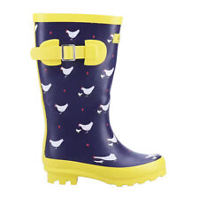 Cotswold Childrens/Kids Farmyard Chicken Wellington Boots (FS9714) picture