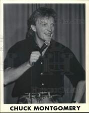 1989 Press Photo Comedian Chuck Montgomery - hcp72360 picture