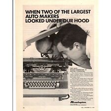 Remington Electric  Typewriter Sperry Rand 1966 Vintage Advertising Print Ad picture