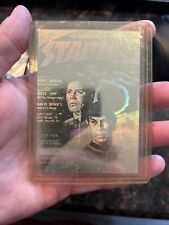 STARLOG Star Trek Gold Hologram Card #1 Cover #1 1993 Rare Kirk Spock Enterprise picture