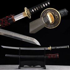 Clay Tempered T10 Steel  Japanese Samurai Sword Katana Full Tang Sharp picture