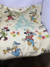 Vintage Walt Disney Productions Mickey Disneyland Castle 89”x62”Fleece Blanket picture