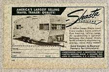 1968 Print Ad Shasta Travel Trailers America's Largest Selling picture