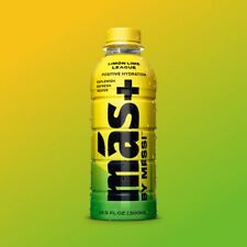 (1) Mas+ Limon Lime League Hydration Drink By Messi New Unopened picture
