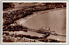 1945 RPPC Postcard~ Aerial View~ Weymouth, Dorset, England picture