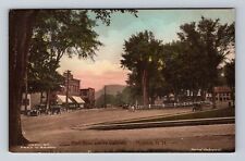 Plymouth NH-New Hampshire, Main Street And The Common, Antique Vintage Postcard picture
