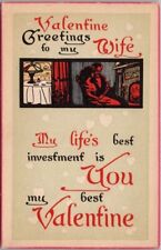 c1910s VALENTINE'S DAY Postcard 